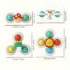 3pcs Children's Bath Play Suction Rotating Toy Y2K Cartoon Sensory Toy, Rotating Puzzle Toy with Bath Time Fun Gift Cartoon Sensory Toy,