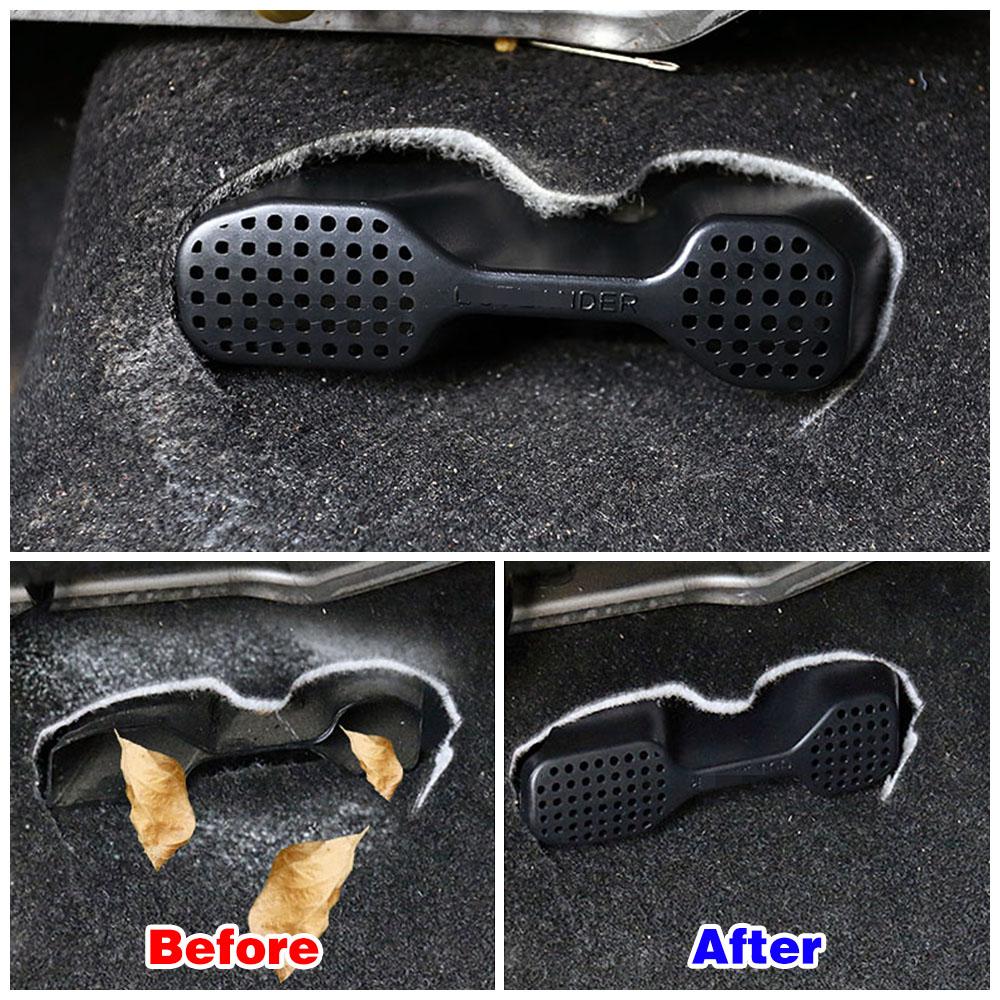 Für Mitsubishi Eclipse Cross 2017-2024 Unter dem Sitzboden AC-Heizungs-Klimaanlagen-Entlüftungsgitterabdeckung Auto-Styling-Verkleidung