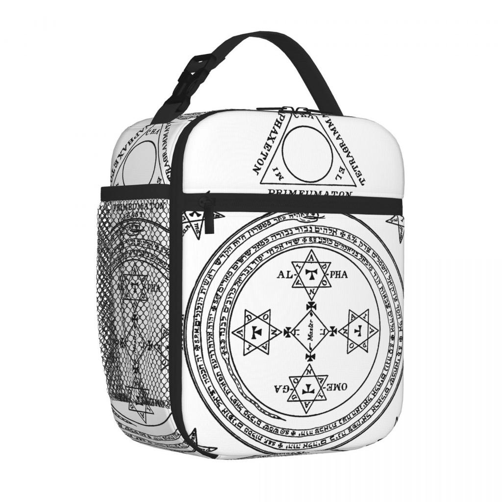 Bestselling Solomon Circle Goetia Denim Style Insulated Lunch Pouch Workday Snack Thermal Food Carrier