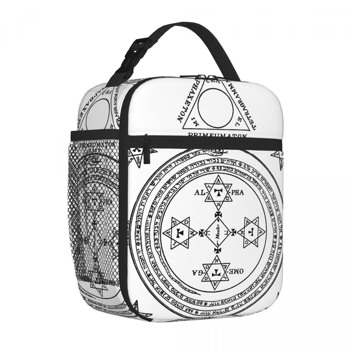 Bestselling Solomon Circle Goetia Denim Style Insulated Lunch Pouch Workday Snack Thermal Food Carrier One Size