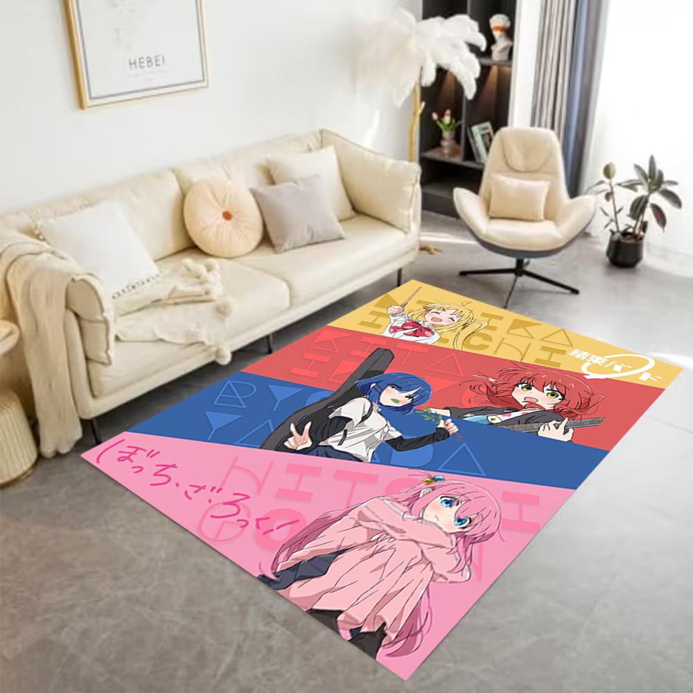Guitar Band Adventure Floor Rug Office Rug Design for Decorate Room Study Room Balcony Hallway Anti-slip Rug Decorate Offices Best for Christmas