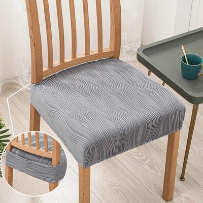 Thicken Fabric Dining Chair Cover Stretch Washable Seat Covers For Kitchen,Dining Room, Living Room Seat Cover Protector 1Pc