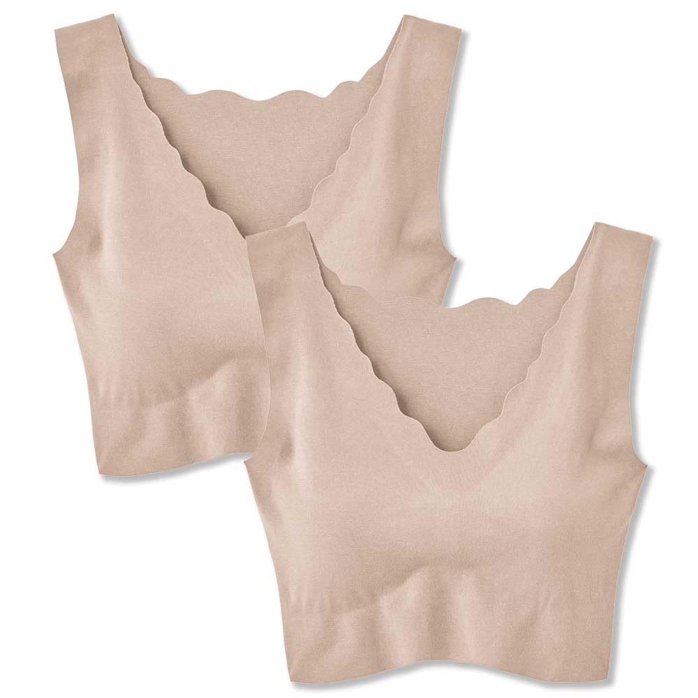 

Gunze KIREILABO Бесшовный беспроводной бюстгальтер из хлопка, бежевый, бюстгальтер-топ, KL2055N, женский, (Набор 2)