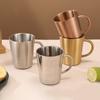 1Pc304 Stainless Steel Korean Style Coffee Cup Available In Multiple Colors HeatResistant And Drop Resistant
