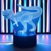 3D Cute Dinosaur LED Night Light Kids Dino Table Lamp Child Nightlight for Children's Lamps Bedroom Desk Decor Birthday Gifts