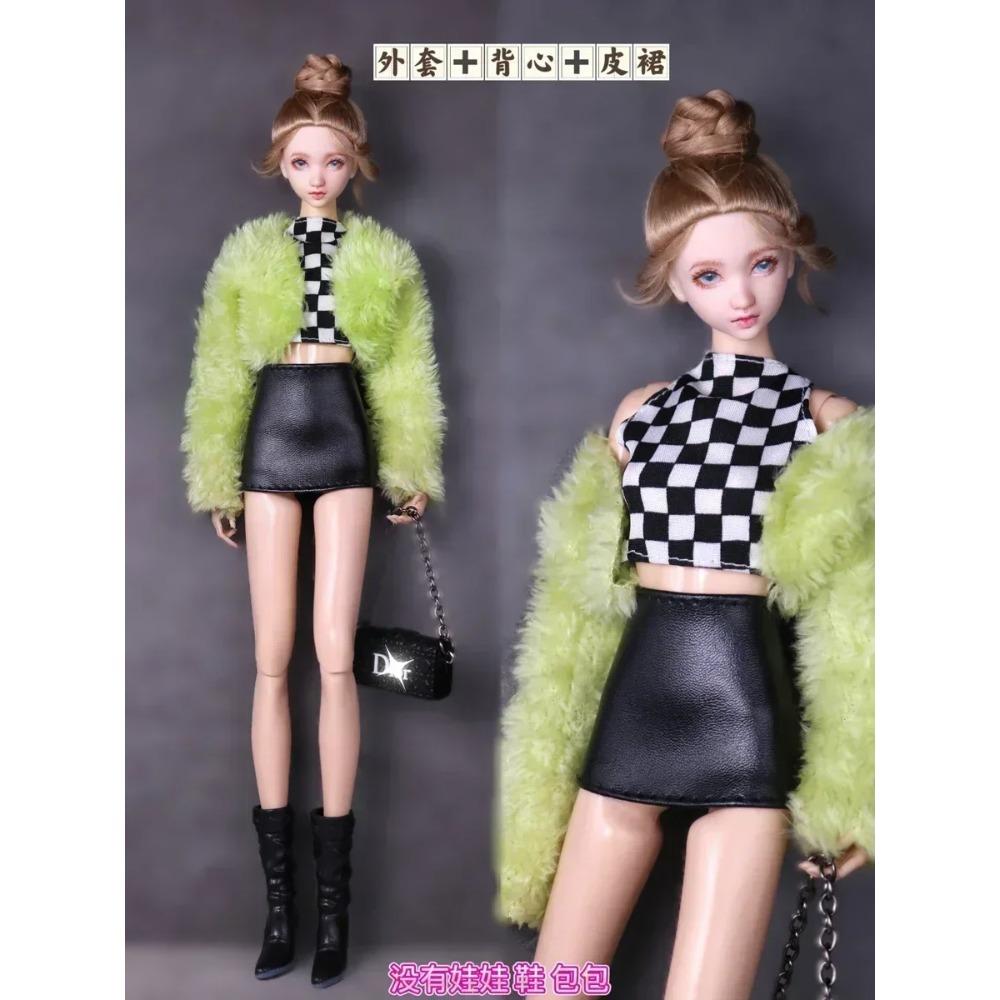 Set di abbigliamento per bambola 1/6 / Nuovo cappotto maglione a maniche lunghe calzini scarpe / accessori per bambola per bambola 30cm xinyi Fr ST blythe BB doll