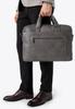 Wittchen Men's 17" Laptop Bag In Imitation Leather Gray