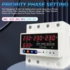 Multifunctional Microcontroller Based 3P Protector Digital Voltage Current Display Adjustable
