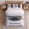 Fluido Rosa (14) Set Biancheria da Letto Personalizzato 3 Pezzi Set Letto Include 1 Copripiumino e 2 Federe Morbido Set Letto per Decorazione Camera da Letto Regalo
