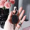 Zinc Zinc Zinc Alloy Metal Key Clip Anti-loss Fashion Ring Key Chain Pearl Ring Car Key Ring  Small Gifts