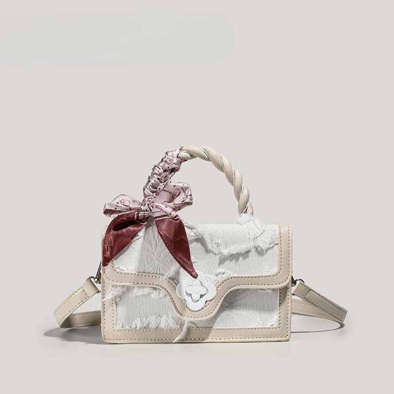 

Женские сумки Женская сумка-кроссбоди с кисточками Маленькая квадратная сумка Niche Design Модная ручная сумка через плечо