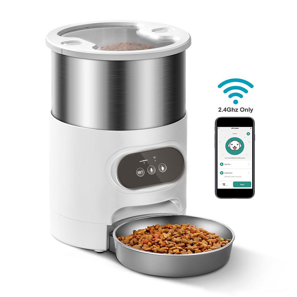 Smart Cat Feeder: Timed, Portion-Controlled, Voice Broadcast, Global Compatibility - Bestseller in EU, US, SEA