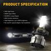 5202 H16 LED Fog Light Bulbs 6000K White 80W For 2007-2015 Chevy Silverado 1500