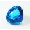 Lab-Created Ocean Blue Aquamarine 44.00 Carat   Pear Cut Loose Gemstone