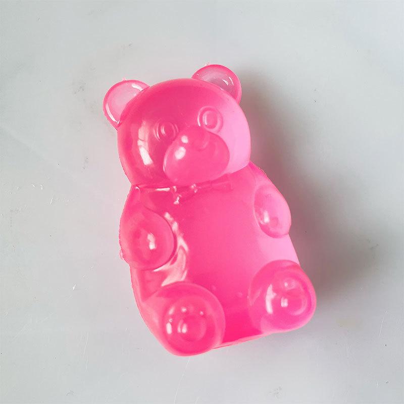 Squishy Cute Bear Maltose Squeeze Toy NeeDoh Stress Relief Fidget Colorful Sensory Toys Boxed Soft Slow-Rebound Squishies for Adults Gifts