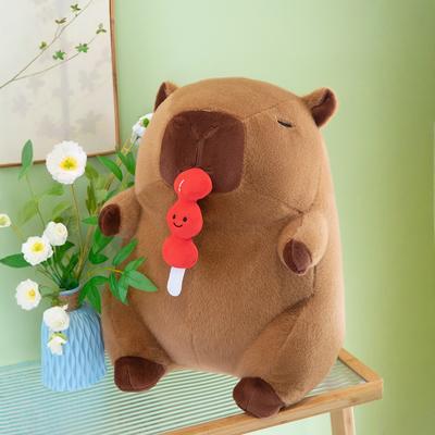 Sugar Gourd Capybara Plush Toy Kapibara Doll Stretchable Ugly Cute Doll Throw Pillow Doll
