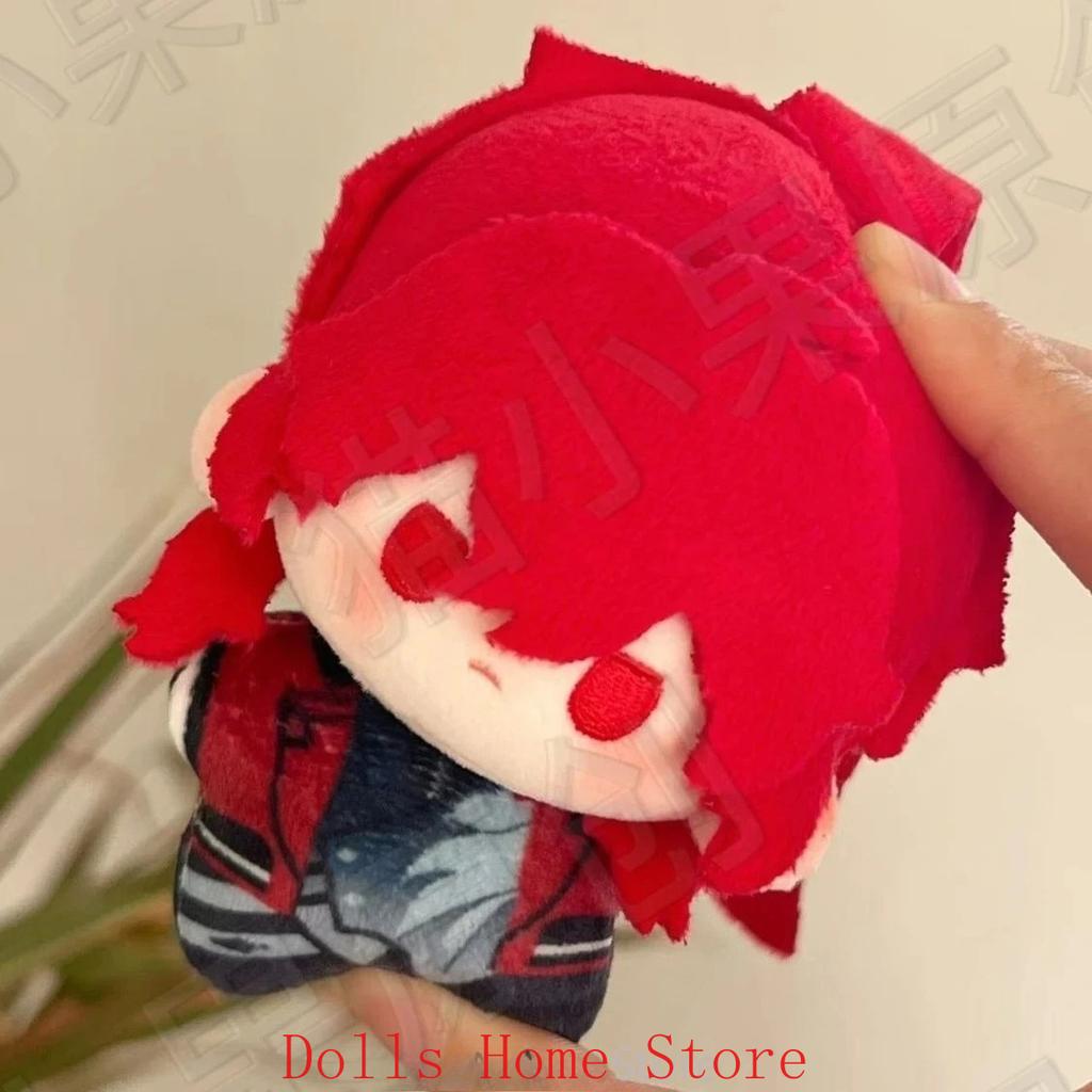 Game Genshin Impact Diluc Ragnvindr Cartoon Printed Plush Cotton Starfish Body Cosplay Pendant Cosplay Keychain Gift 10cm