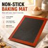 Non-Stick Silicone Baking Mat with Hollow Mesh Surface for Oven Trays, Cookies, Pizza and Dough