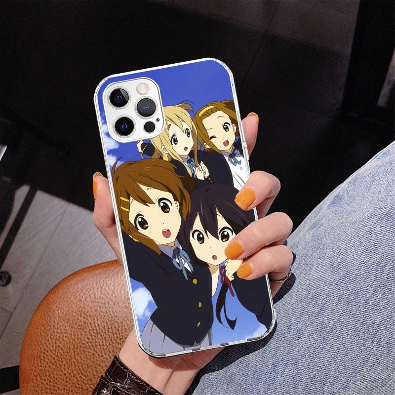 K On! Hirasawa Yui Anime Phnoe Case for Iphone 17 Air 16 16E 11 12 13 Mini 14 Plus 15 Pro Max 7 8 + SE 2020 Phone Cover Coque