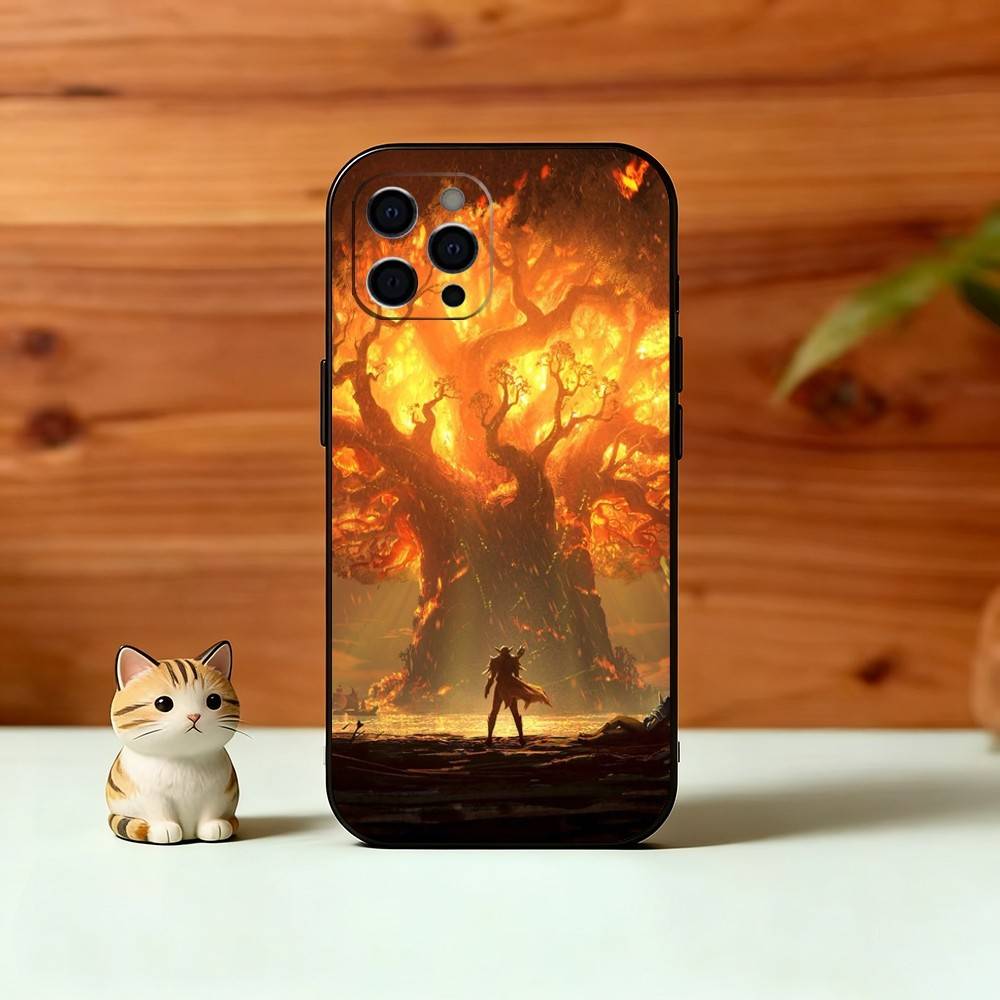 W-Warcraft G-Game Pouzdro na telefon Silikonové Měkké Pro IPhone 17 16 15 14 13 12 11 X XR Plus Pro Max Plus