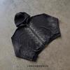 2025 New Dark Style Loose Pullover Zipper Pattern 3D Print Versatile Unisex Long-Sleeve Hoodie