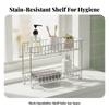 Countertop Storage Rack Easy to Clean Vanity Organizer Shelf Open for Dorm Rooms