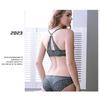 Lace Front Bra Set Small Bust With Push-Up Support Backless Design 3/4 Cup Adjustable Straps