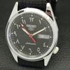Generalüberholte Seiko 5 Automatikuhr Japan 6309A für Herren mit arabischem Zifferblatt und schwarzem Zifferblatt a427360-2 QRL-a427360