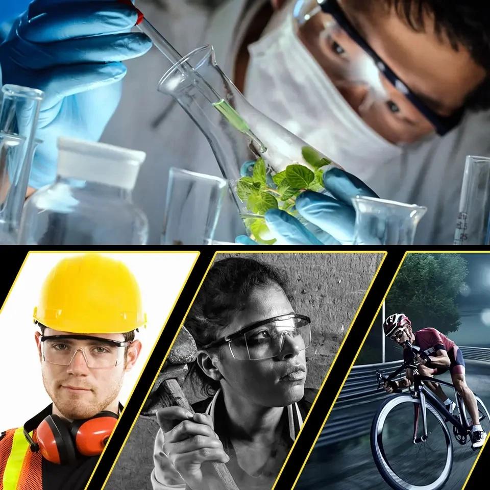 Ochelari de protecție anti-stropire 3 buc Ochelari de protecție pentru ochi Ochelari de protecție industriali antipraf Ochelari de ciclism