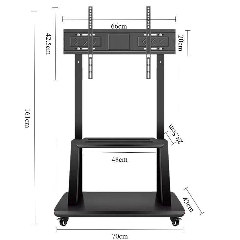 Metal TV Rack Retractable Storage Holders with Wheels Removable Racks Living Room Floor Shelf Modern TV Supports Home Organizer