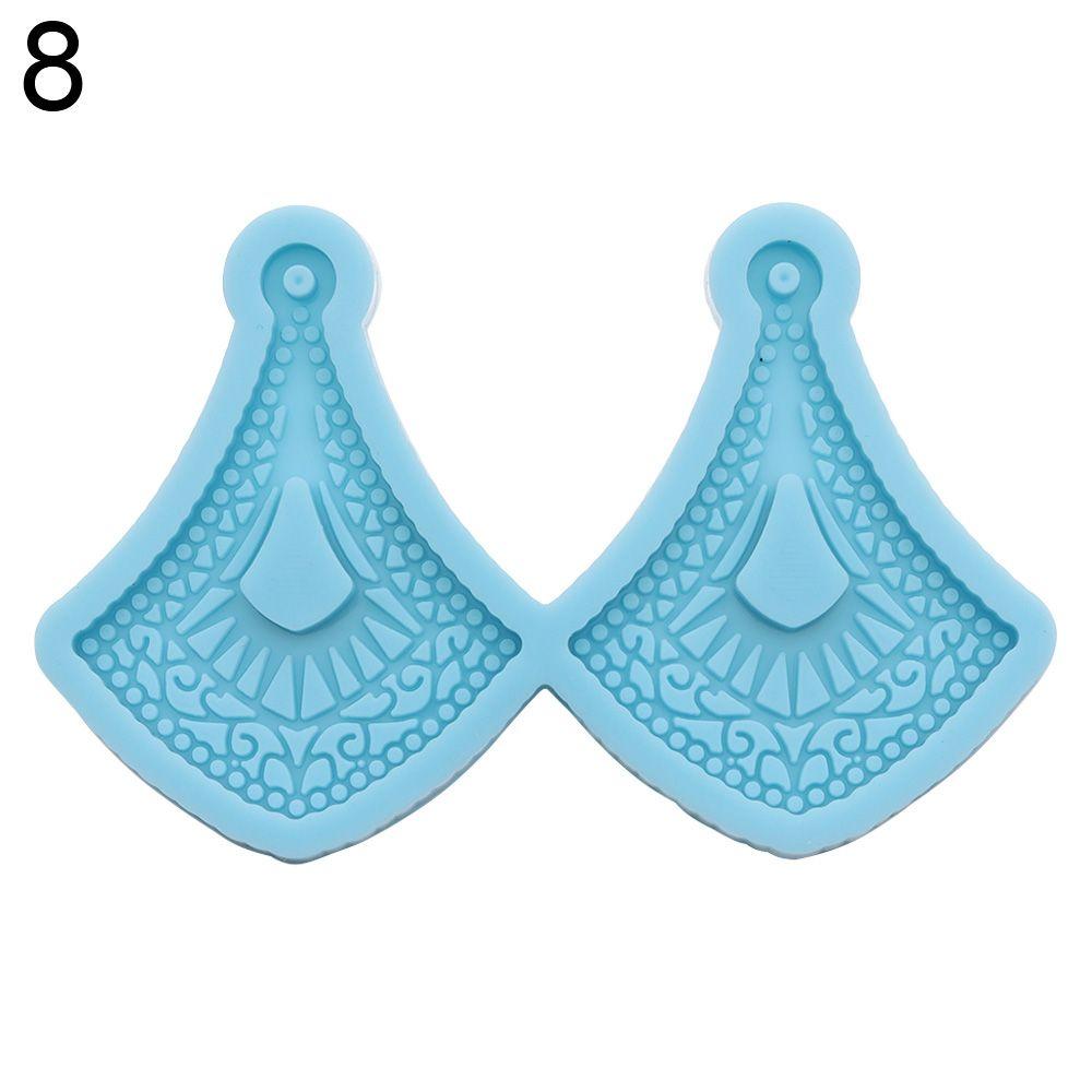 Jewelry Casting Mould Silicone Earrings Mold Epoxy Resin Mold Ear Studs Keychain Pendant
