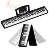 TERENCE V30 Numérique 88 5W Double MIDI avec Pédale et et Portable pour et Comprend Manuel Japonais Noir Piano, Touches, Pliable, Réponse Tactile
