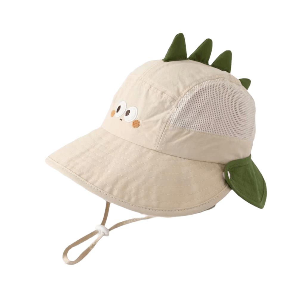

Cute Children Sun Hat Breathable Mesh Toddler Sun Cap Cute Baby Bucket Hat Summer бежевий