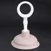 2Pcs Handheld Suction Pipe Cleaner Pipeline Dredging Cleaning Tool for Kitchen Bathroom UsePink