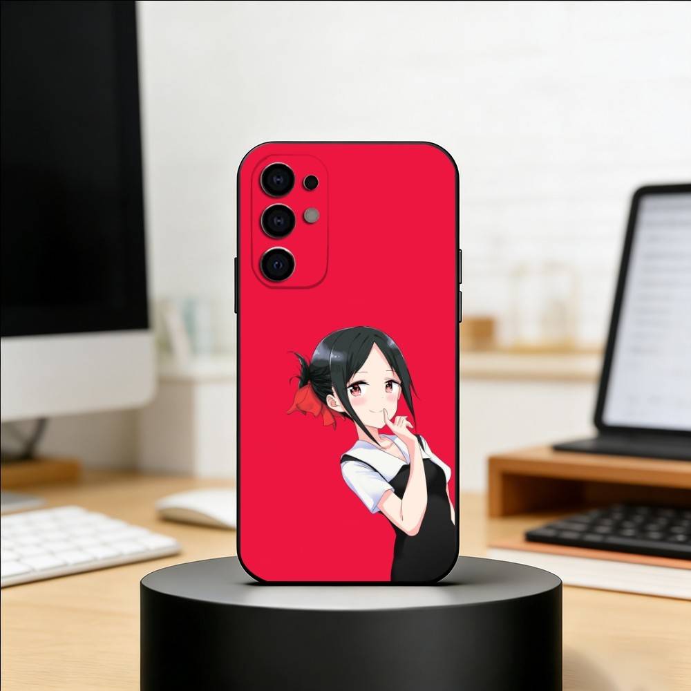 Kaguya-sama Kaguya Shinomiya Phone Case Black Silicone Soft For Samsung S25,S24,S21,S22,S23,S30,Ultra,S20,Plus,Fe,Lite
