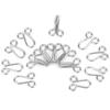 10 Pcs Fur Coat Hook Fasteners Sew for Over Coat Underwear