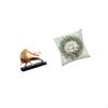 Abstract Ox Sculpture Tabletop Decor for Living Room Bedroom Entrance with Christmas Pillow Cover