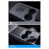 2pcs Suede Cloth Car Center Console Cup Holder Cover For Tesla Model 3 17-22