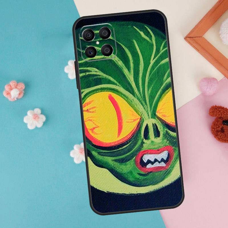 Alien Martian UFO Case For Honor 200 Pro 50 70 90 X9a X8a X8 X9 X8b X9c X9b Honor Magic 7 5 6 Lite Pro Cover