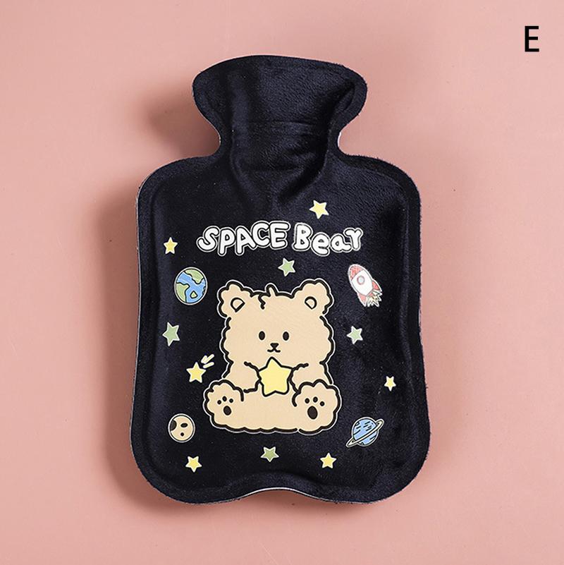 

Cute Hot Water Bottle Bag Girls PVC/ Plush Shoulder Hand Warmer Heat Pack Warm Belly Instant Hot Pack Winter Water Heating Pad