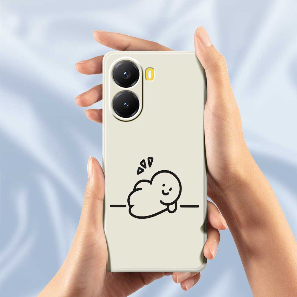 For Xiaomi Redmi Turbo 4 5G/Poco X7 Pro 5G Case Stick Figure Pattern Printing Straight Edge TPU Phone Back Cover