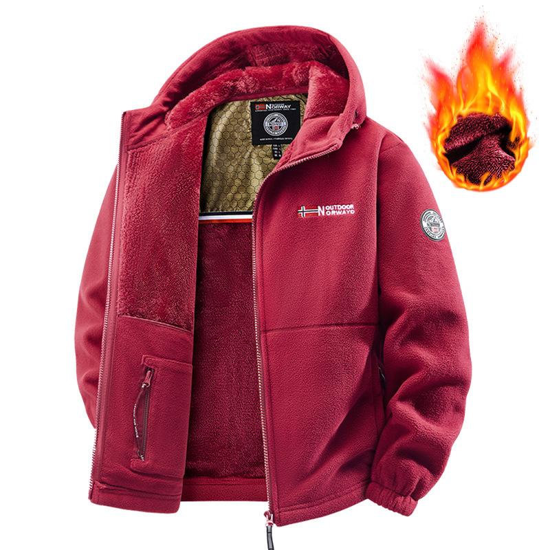Men's Autumn and Winter Outdoor Hooded Jacket, Suitable for Daily Wear At Home, for Travel, Parties, Commuting, Outdoor Fashion Versatile