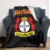 1pc Personalized Name Bayer Leverkusen Blanket, Gift, for Men and Women, Soft Blanket, Good for Sofa Bed Couch Travel, Lightweight Flannel Blanket