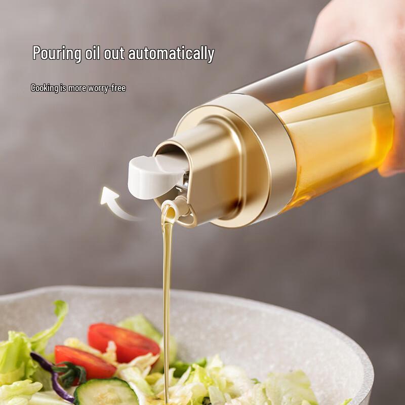 Gravity Automatic Pour Glass Oil Dispenser