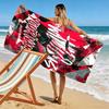 Custom Athletic Bilbao Print Beach Towel, Large Soft Quick Dry Towel for Beach Camping Swimming