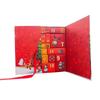 Christmas Countdown Empty Gift Box To Fill 24-Day Santa Claus Printed Collectible Box Christmas Advent Calendar Boxes