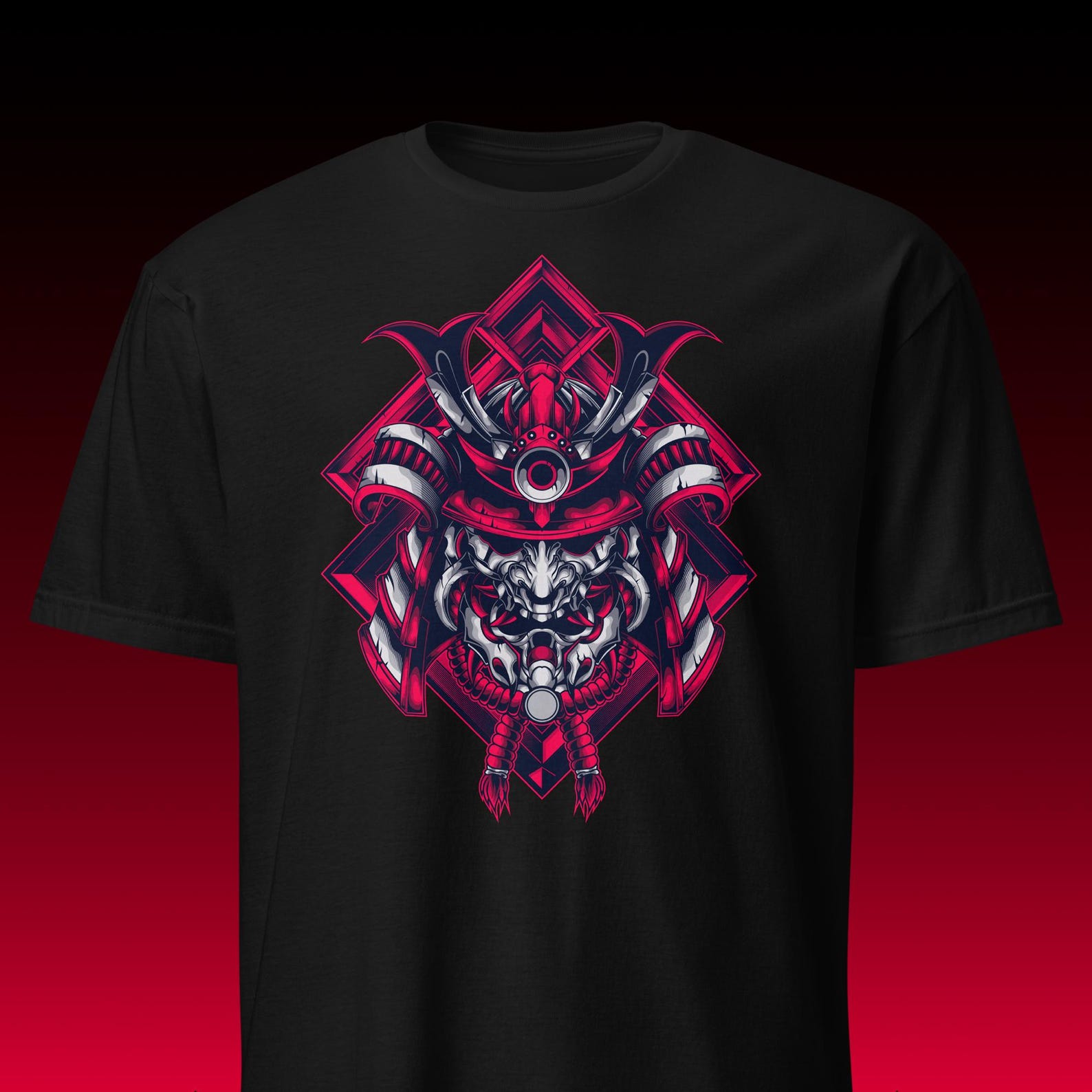 Mecha Samurai | Cyberpunk Aesthetic | Japanese Streetwear & Anime Tee M