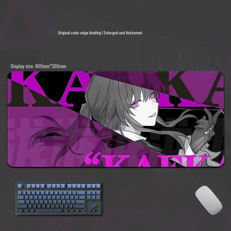 Honkai: Star Rail Großes Esports Anime Mauspade - Tastatur- und Schreibtischunterlage für Gaming und Wohnheime
