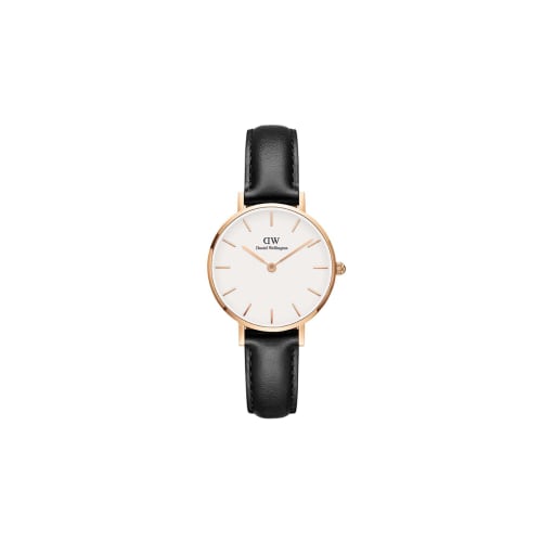 

[Official Shop/2-Year Warranty/Authentic Import] Daniel Wellington DW Women s Petite Sheffield 28mm Watch, Stylish, Popular, Cute Leather Watch, Perfe