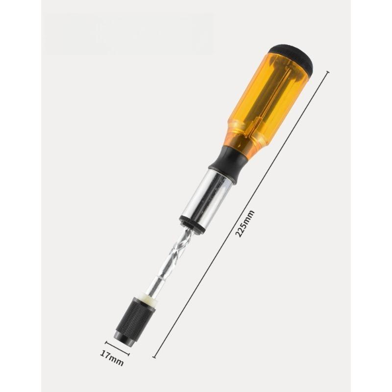 Hand-Press Screwdriver Reversible Ratchet Semi-Automatic Screwdriver